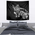 New Zealand Rugby Custom Tapestry Opango All Black Fern