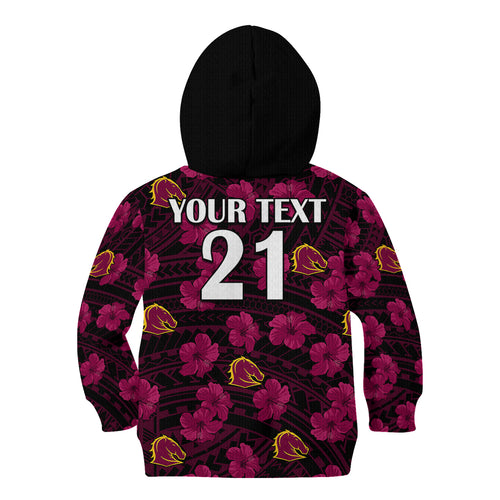 custom-text-and-number-broncos-rugby-kid-hoodie-polynesian-style-with-hibiscus