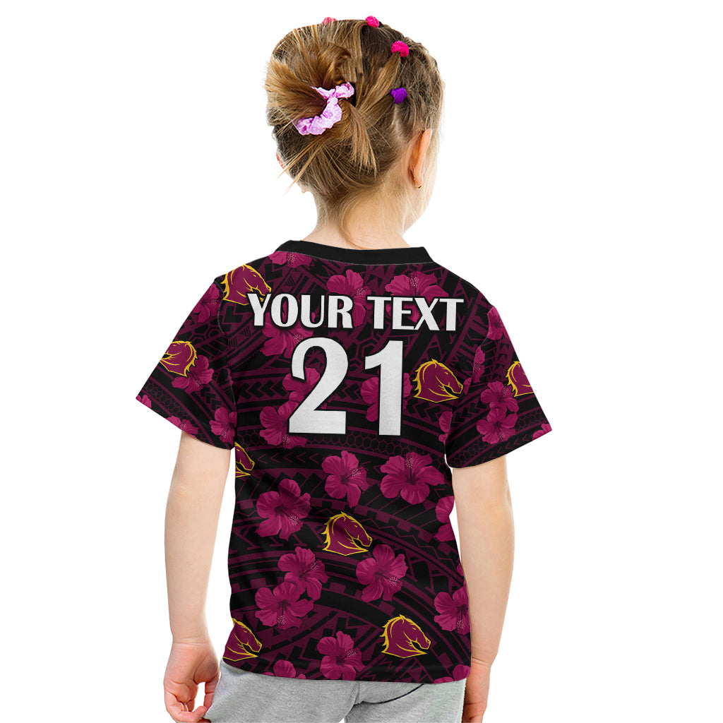 custom-text-and-number-broncos-rugby-kid-t-shirt-polynesian-style-with-hibiscus