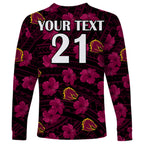 custom-text-and-number-broncos-rugby-long-sleeve-shirt-polynesian-style-with-hibiscus