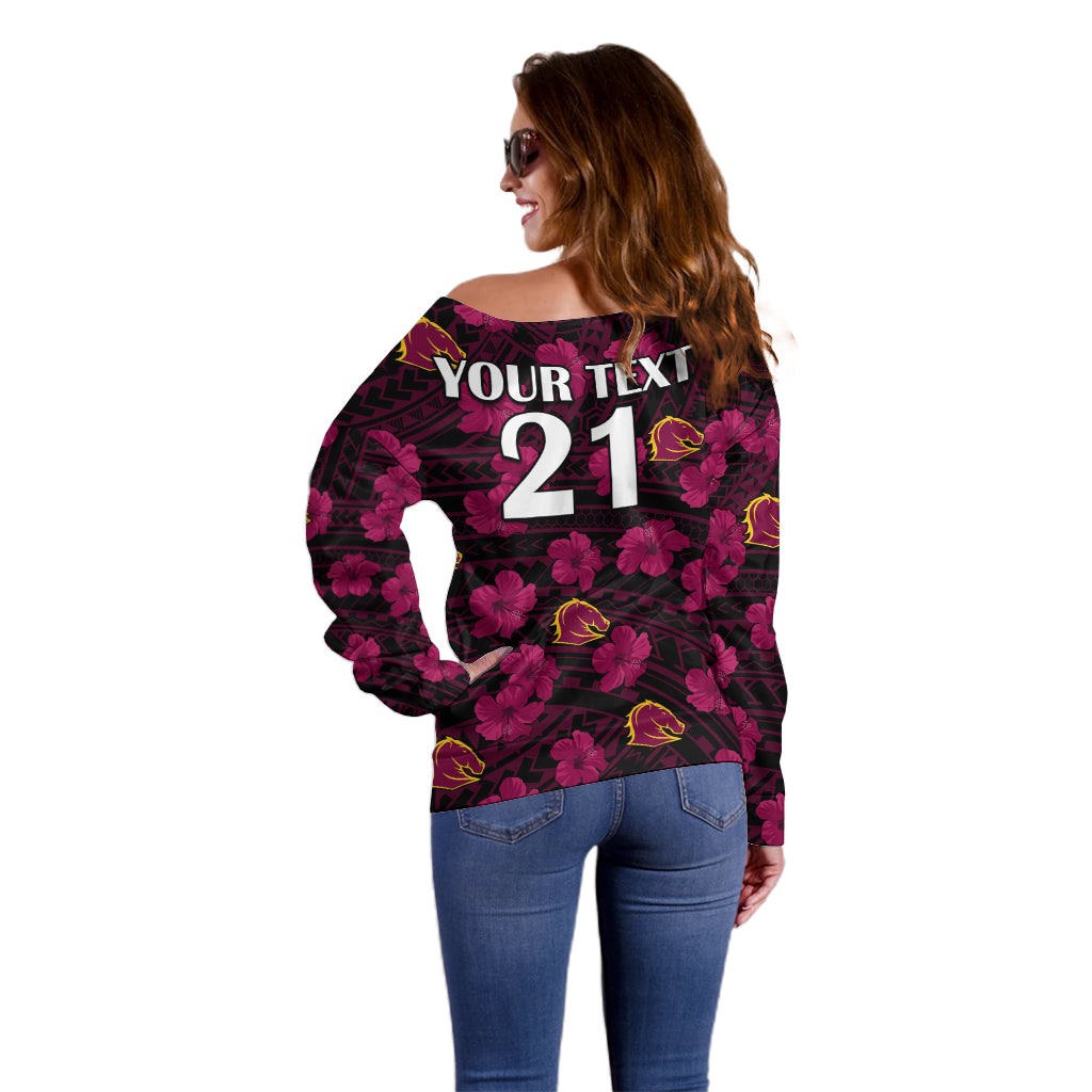 custom-text-and-number-broncos-rugby-off-shoulder-sweater-polynesian-style-with-hibiscus