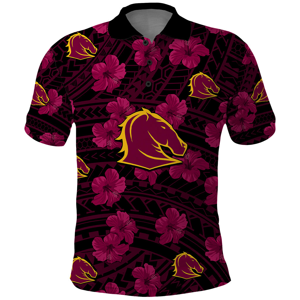 custom-text-and-number-broncos-rugby-polo-shirt-polynesian-style-with-hibiscus