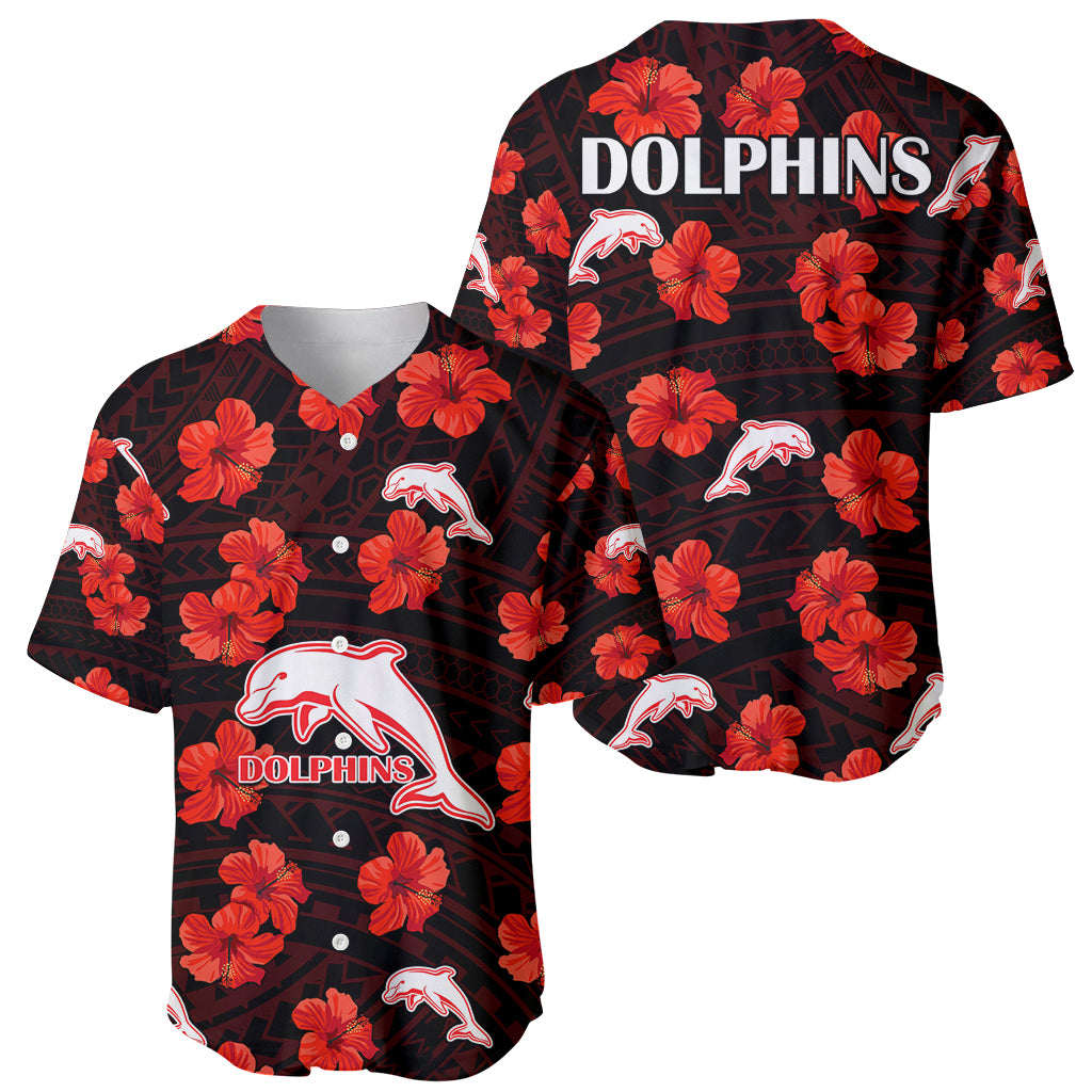 dolphins-rugby-baseball-jersey-polynesian-style-with-hibiscus