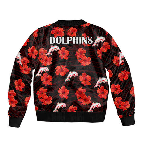 dolphins-rugby-bomber-jacket-polynesian-style-with-hibiscus