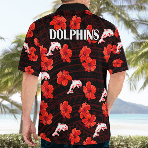 dolphins-rugby-hawaiian-shirt-polynesian-style-with-hibiscus