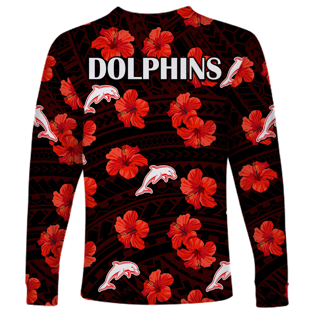 dolphins-rugby-long-sleeve-shirt-polynesian-style-with-hibiscus