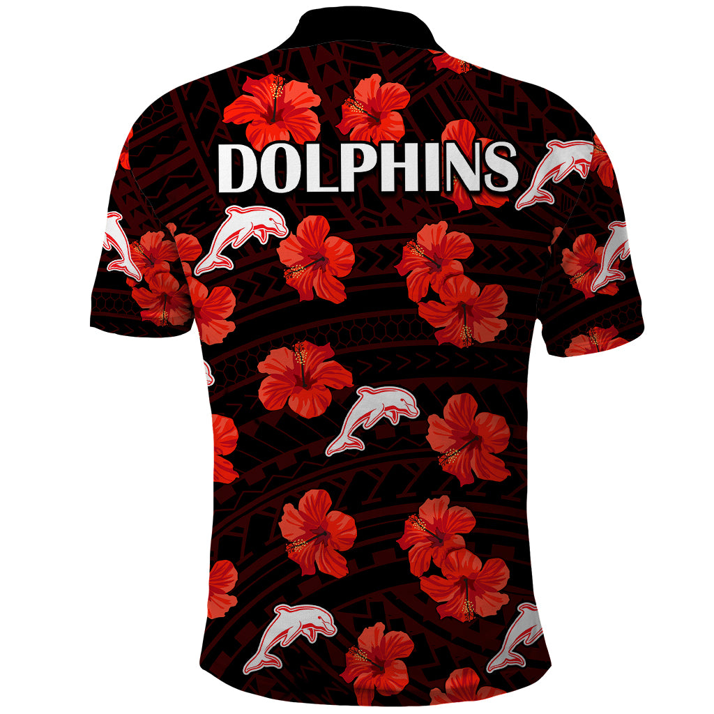 dolphins-rugby-polo-shirt-polynesian-style-with-hibiscus