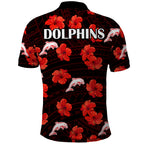 dolphins-rugby-polo-shirt-polynesian-style-with-hibiscus