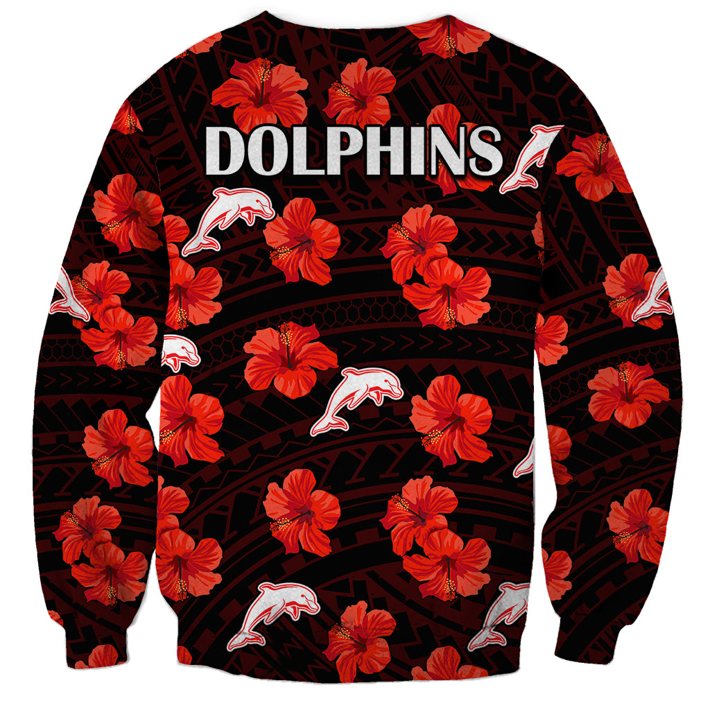 dolphins-rugby-sweatshirt-polynesian-style-with-hibiscus
