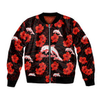 custom-text-and-number-dolphins-rugby-bomber-jacket-polynesian-style-with-hibiscus