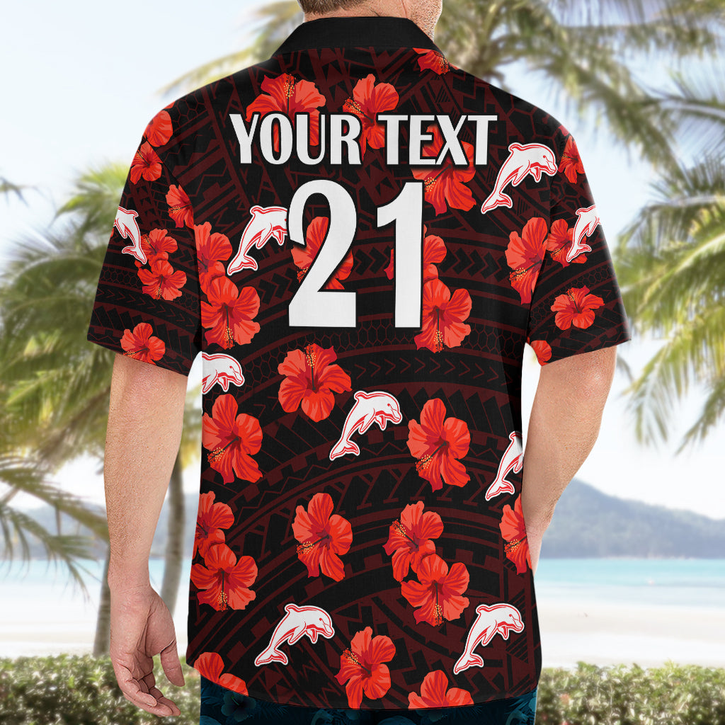 custom-text-and-number-dolphins-rugby-hawaiian-shirt-polynesian-style-with-hibiscus