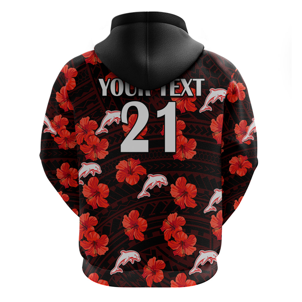 custom-text-and-number-dolphins-rugby-hoodie-polynesian-style-with-hibiscus