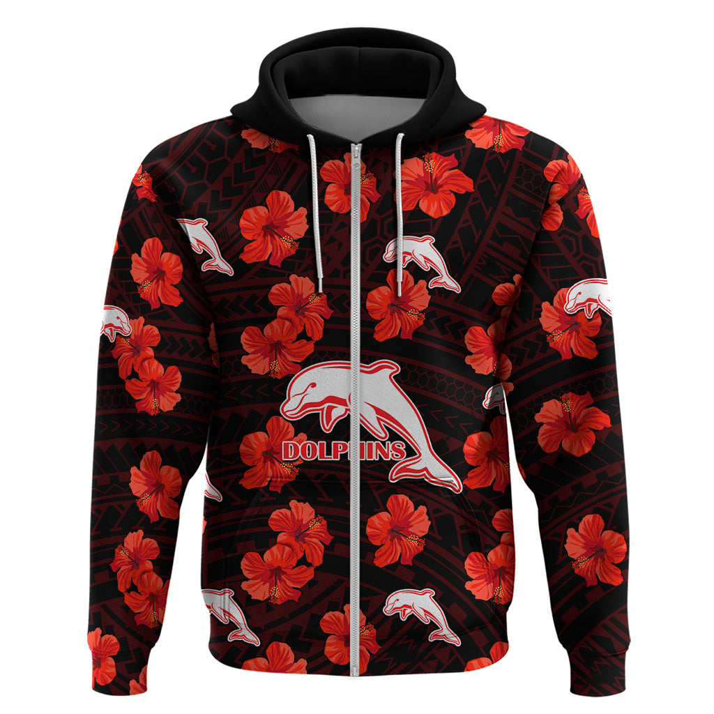 custom-text-and-number-dolphins-rugby-hoodie-polynesian-style-with-hibiscus