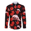 custom-text-and-number-dolphins-rugby-long-sleeve-button-shirt-polynesian-style-with-hibiscus