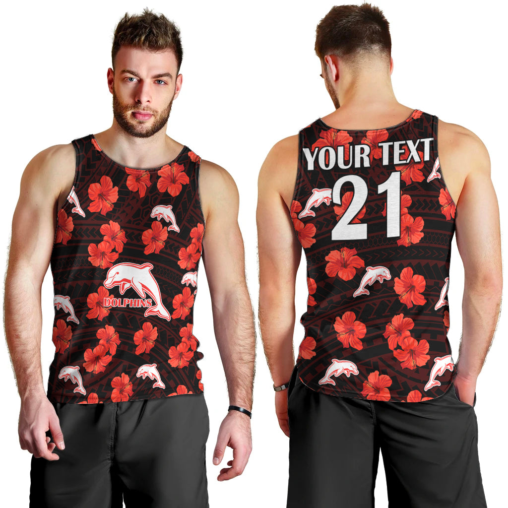 custom-text-and-number-dolphins-rugby-men-tank-top-polynesian-style-with-hibiscus