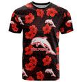 custom-text-and-number-dolphins-rugby-t-shirt-polynesian-style-with-hibiscus