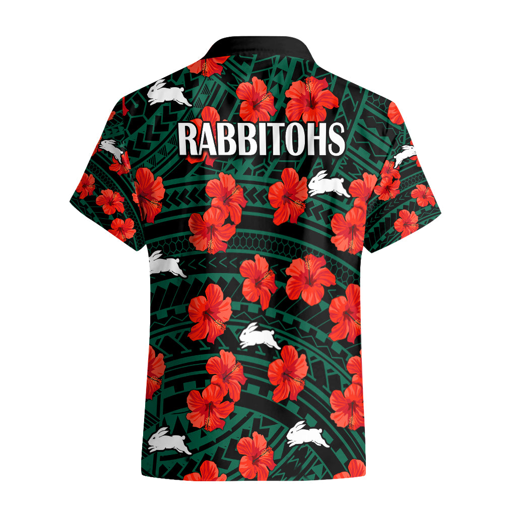 rabbitohs-rugby-hawaiian-shirt-polynesian-style-with-hibiscus