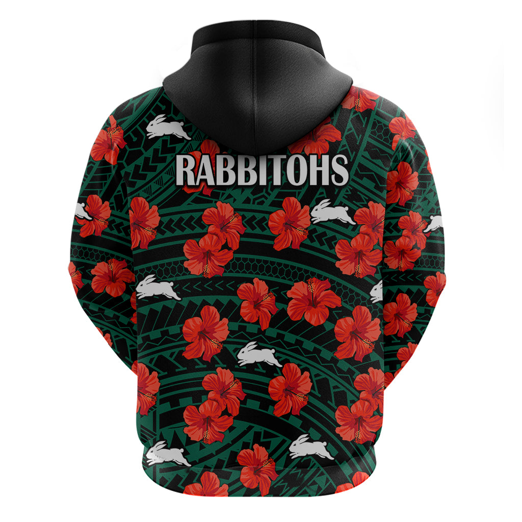 rabbitohs-rugby-hoodie-polynesian-style-with-hibiscus