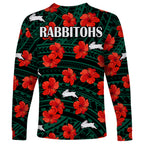 rabbitohs-rugby-long-sleeve-shirt-polynesian-style-with-hibiscus