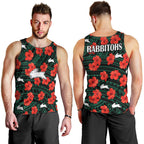 rabbitohs-rugby-men-tank-top-polynesian-style-with-hibiscus