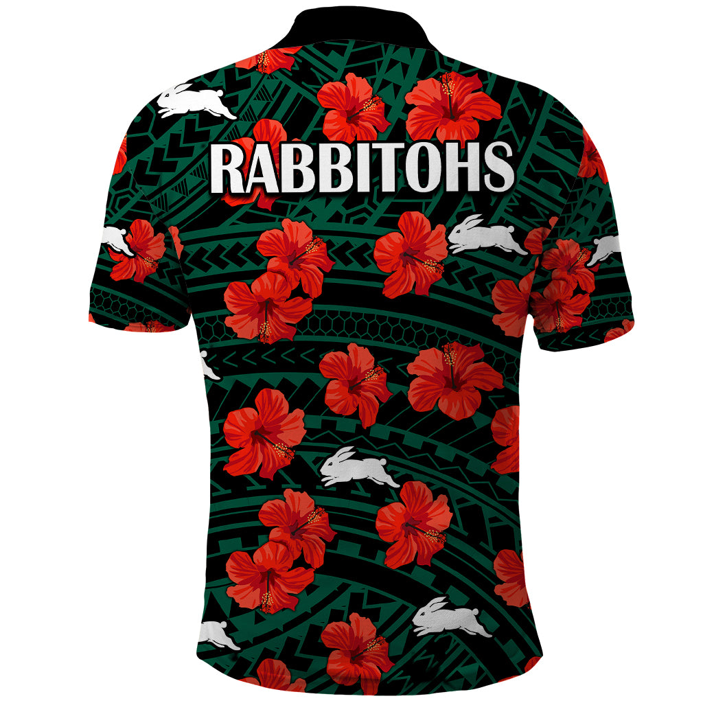 rabbitohs-rugby-polo-shirt-polynesian-style-with-hibiscus