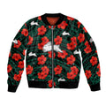 rabbitohs-rugby-sleeve-zip-bomber-jacket-polynesian-style-with-hibiscus