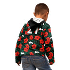 custom-text-and-number-rabbitohs-rugby-kid-hoodie-polynesian-style-with-hibiscus