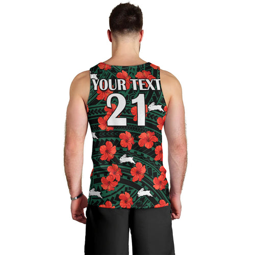 custom-text-and-number-rabbitohs-rugby-men-tank-top-polynesian-style-with-hibiscus