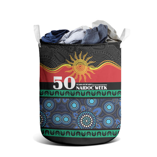 Australian Aboriginal Torres Strait Islanders Laundry Basket Together We Rise Together We Stay Deadly