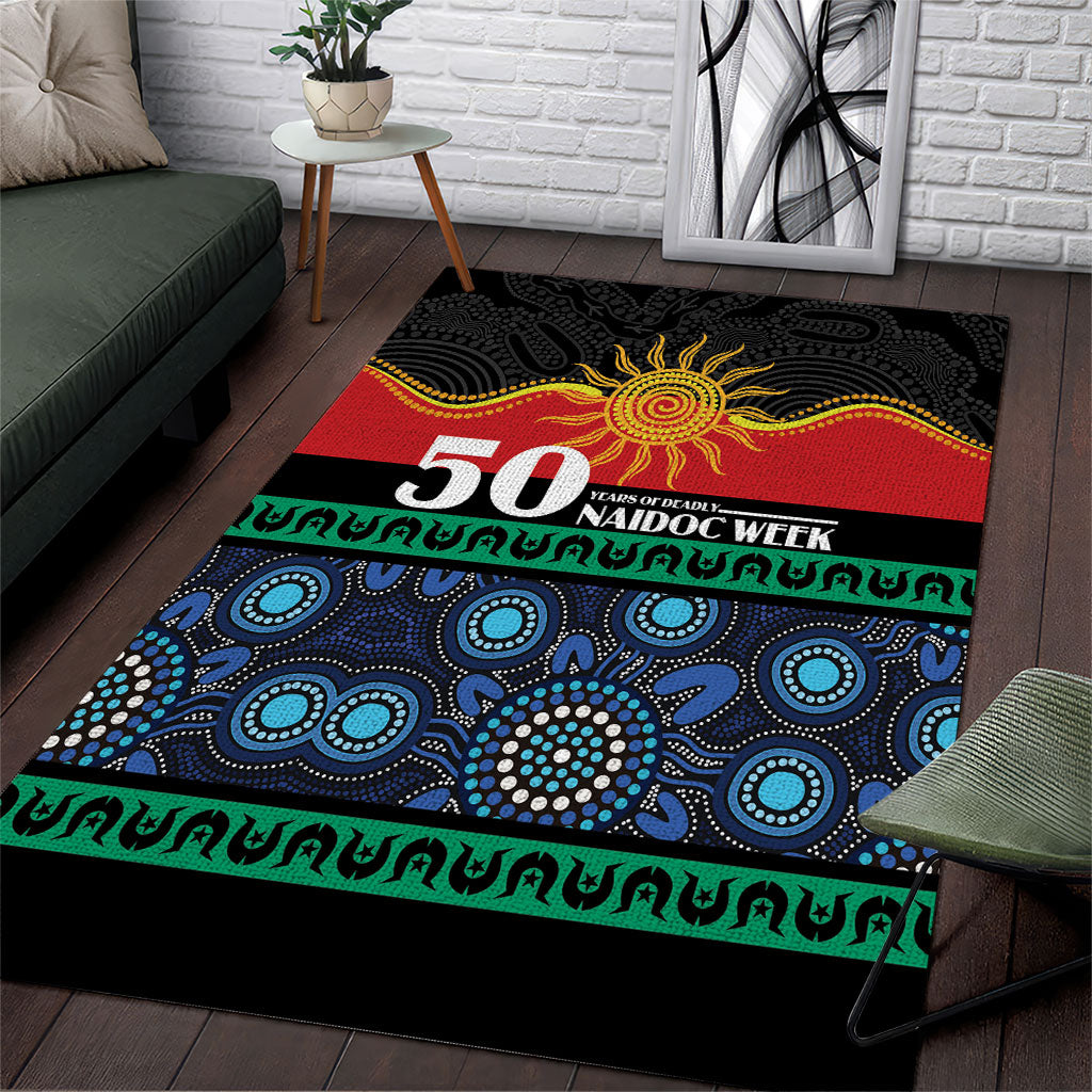 Australian Aboriginal Torres Strait Islanders Area Rug Together We Rise Together We Stay Deadly