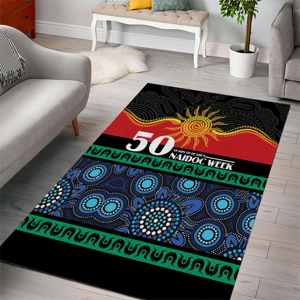 Australian Aboriginal Torres Strait Islanders Area Rug Together We Rise Together We Stay Deadly