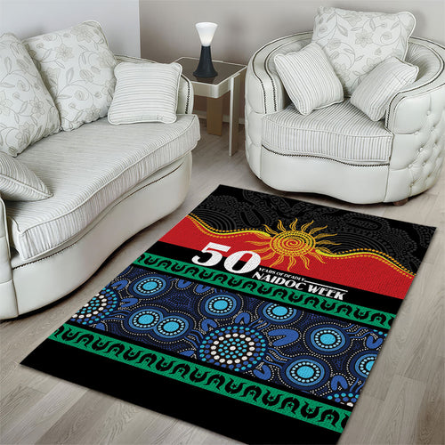 Australian Aboriginal Torres Strait Islanders Area Rug Together We Rise Together We Stay Deadly