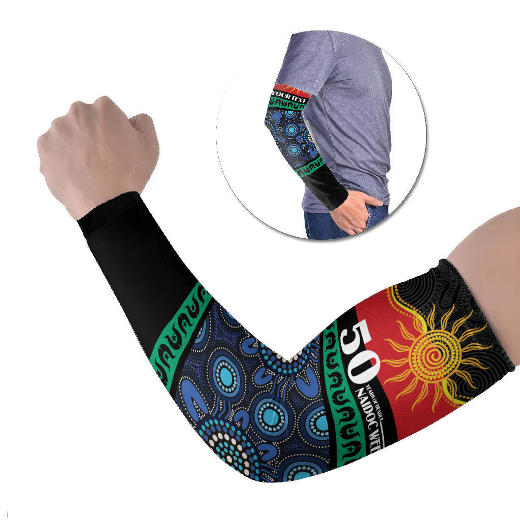 Personalised Australian Aboriginal Torres Strait Islanders Arm Sleeves Together We Rise Together We Stay Deadly