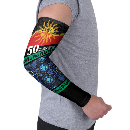 Personalised Australian Aboriginal Torres Strait Islanders Arm Sleeves Together We Rise Together We Stay Deadly