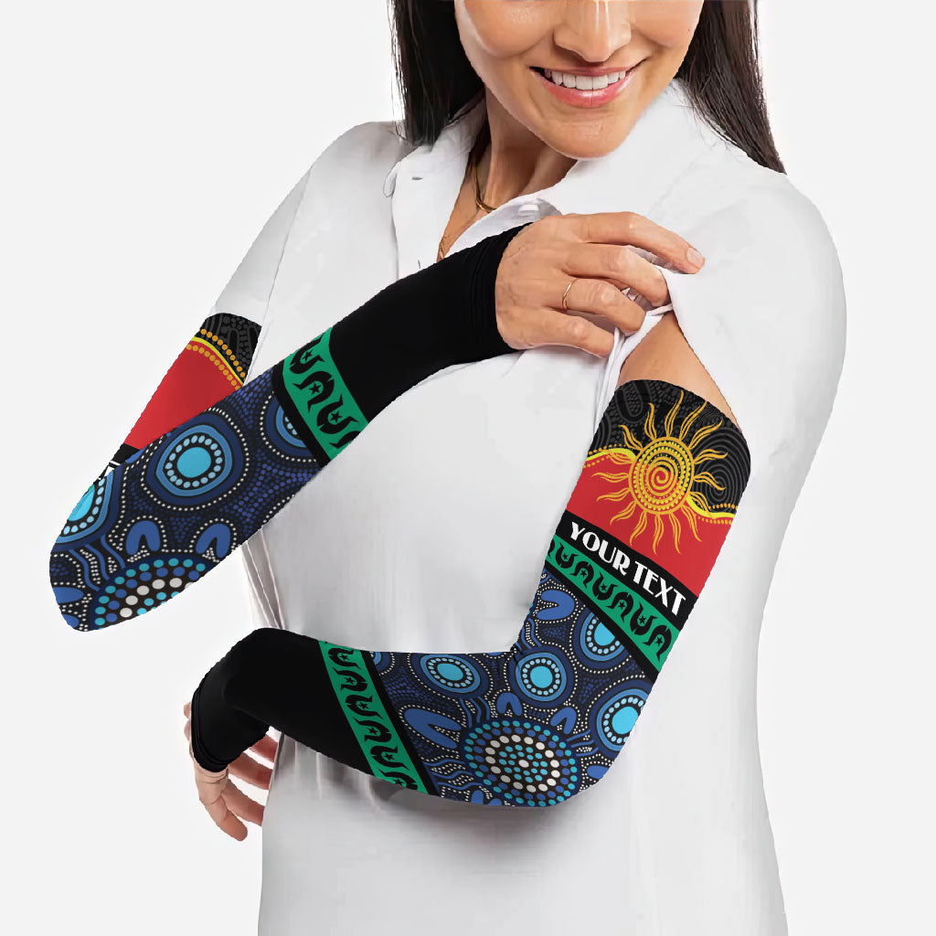 Personalised Australian Aboriginal Torres Strait Islanders Arm Sleeves Together We Rise Together We Stay Deadly