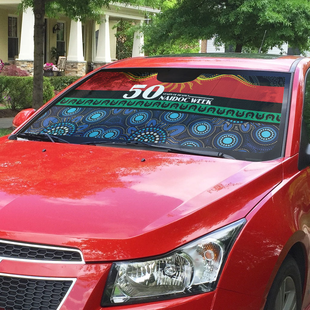Australian Aboriginal Torres Strait Islanders Auto Sun Shade Together We Rise Together We Stay Deadly
