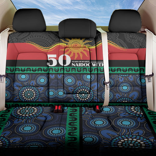 Australian Aboriginal Torres Strait Islanders Back Car Seat Cover Together We Rise Together We Stay Deadly