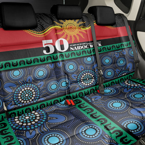 Australian Aboriginal Torres Strait Islanders Back Car Seat Cover Together We Rise Together We Stay Deadly