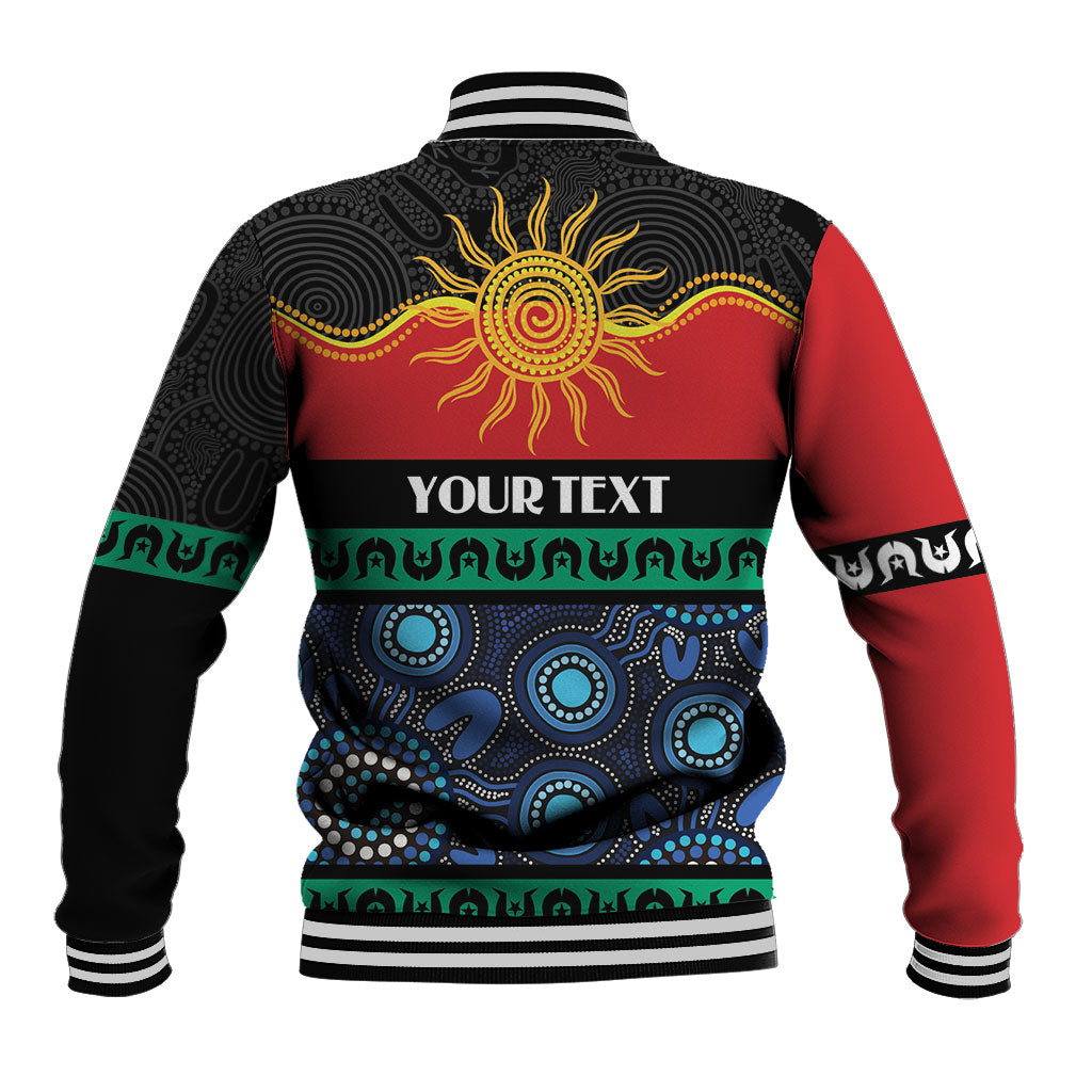 Personalised Australian Aboriginal Torres Strait Islanders Baseball Jacket Together We Rise Together We Stay Deadly