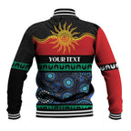 Personalised Australian Aboriginal Torres Strait Islanders Baseball Jacket Together We Rise Together We Stay Deadly
