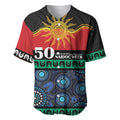 Personalised Australian Aboriginal Torres Strait Islanders Baseball Jersey Together We Rise Together We Stay Deadly