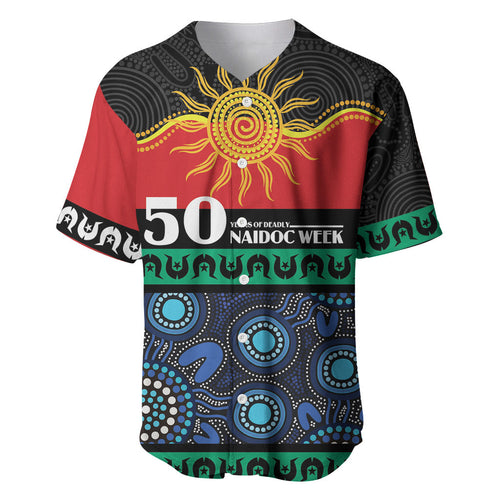 Personalised Australian Aboriginal Torres Strait Islanders Baseball Jersey Together We Rise Together We Stay Deadly