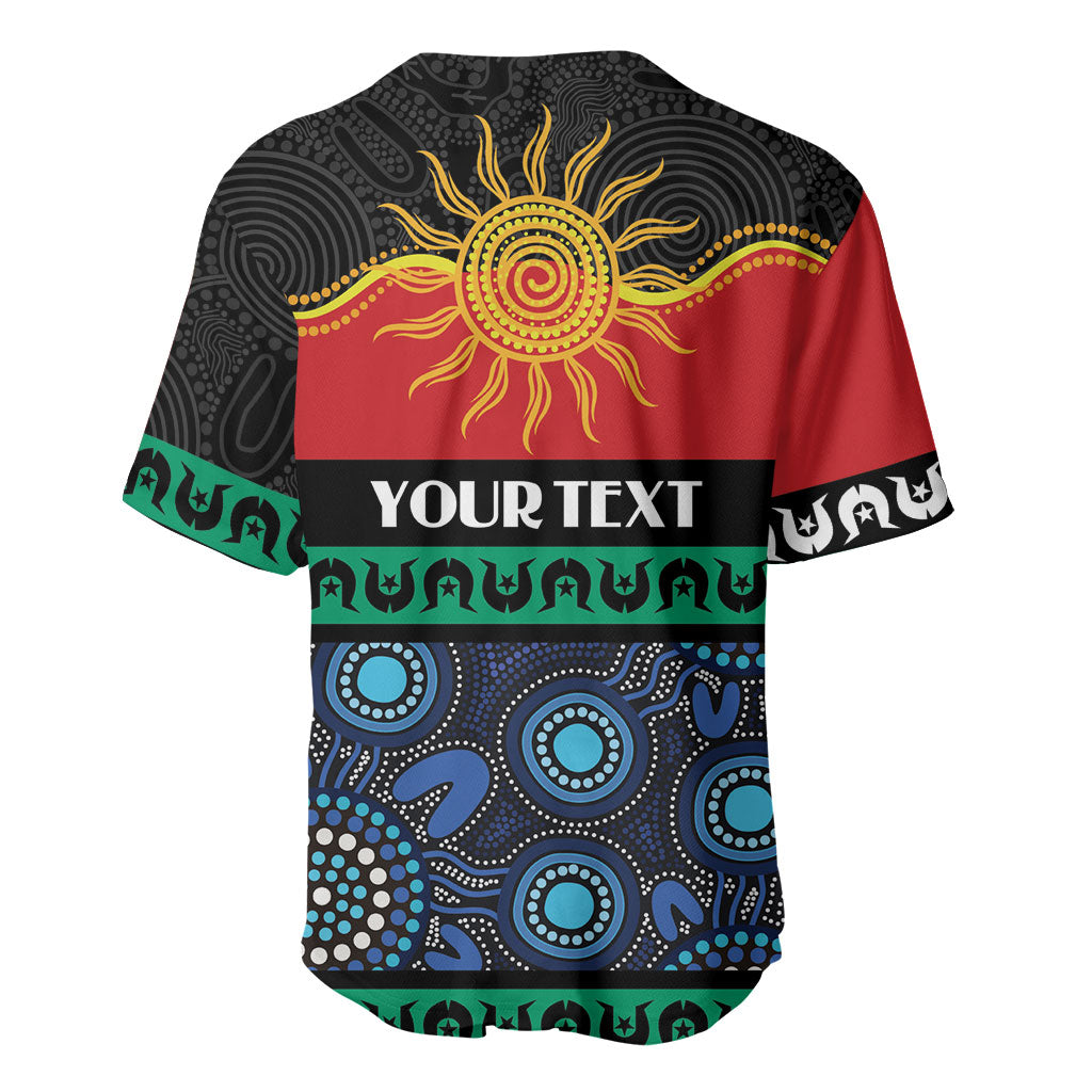 Personalised Australian Aboriginal Torres Strait Islanders Baseball Jersey Together We Rise Together We Stay Deadly