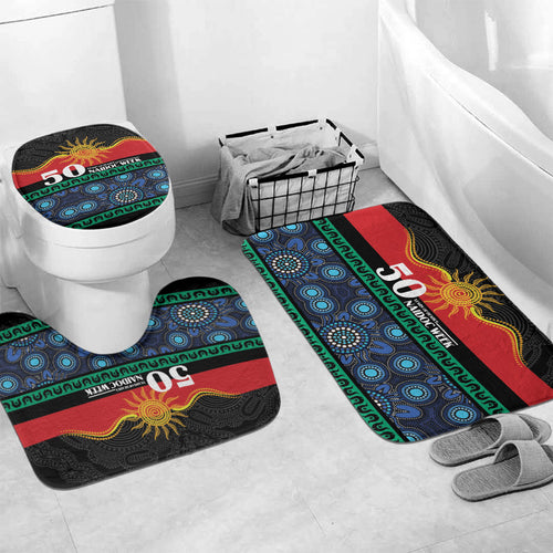 Australian Aboriginal Torres Strait Islanders Bathroom Set Together We Rise Together We Stay Deadly