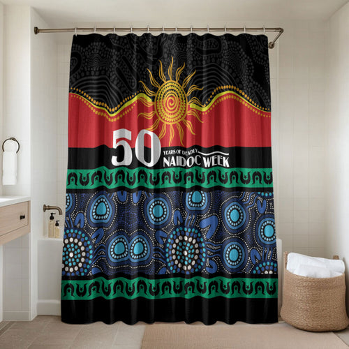 Australian Aboriginal Torres Strait Islanders Bathroom Set Together We Rise Together We Stay Deadly