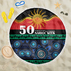 Australian Aboriginal Torres Strait Islanders Beach Blanket Together We Rise Together We Stay Deadly