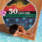 Australian Aboriginal Torres Strait Islanders Beach Blanket Together We Rise Together We Stay Deadly