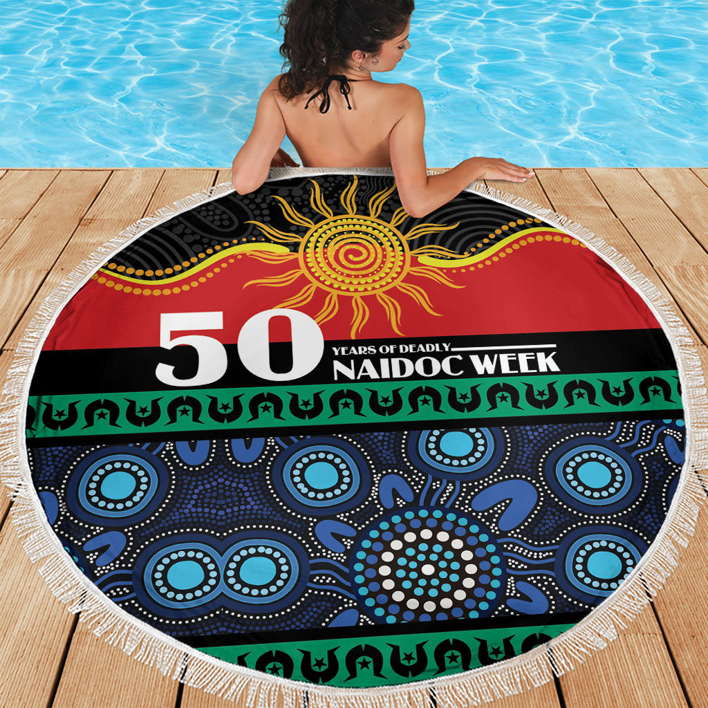 Australian Aboriginal Torres Strait Islanders Beach Blanket Together We Rise Together We Stay Deadly