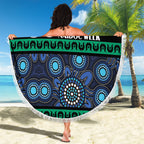 Australian Aboriginal Torres Strait Islanders Beach Blanket Together We Rise Together We Stay Deadly