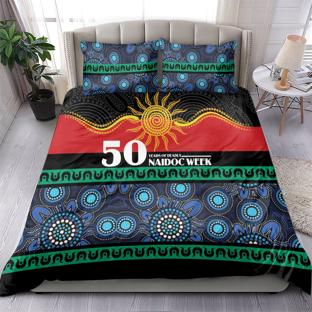 Australian Aboriginal Torres Strait Islanders Bedding Set Together We Rise Together We Stay Deadly